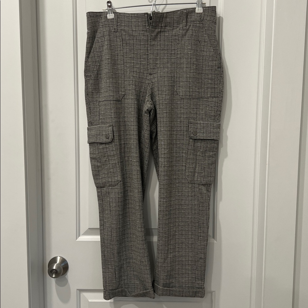 Democracy Grey Checkered Pants